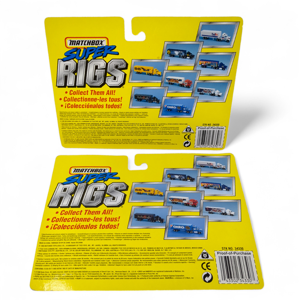 Matchbox Action System Rig and Rollerblade Rig Super Rigs 1995 Diecast Unopened - Picture 5 of 5